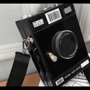 Camera styled purse